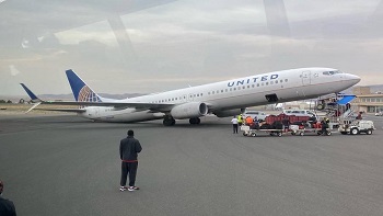 United Plane Improperly loaded