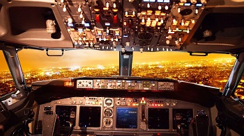 View from the cockpit